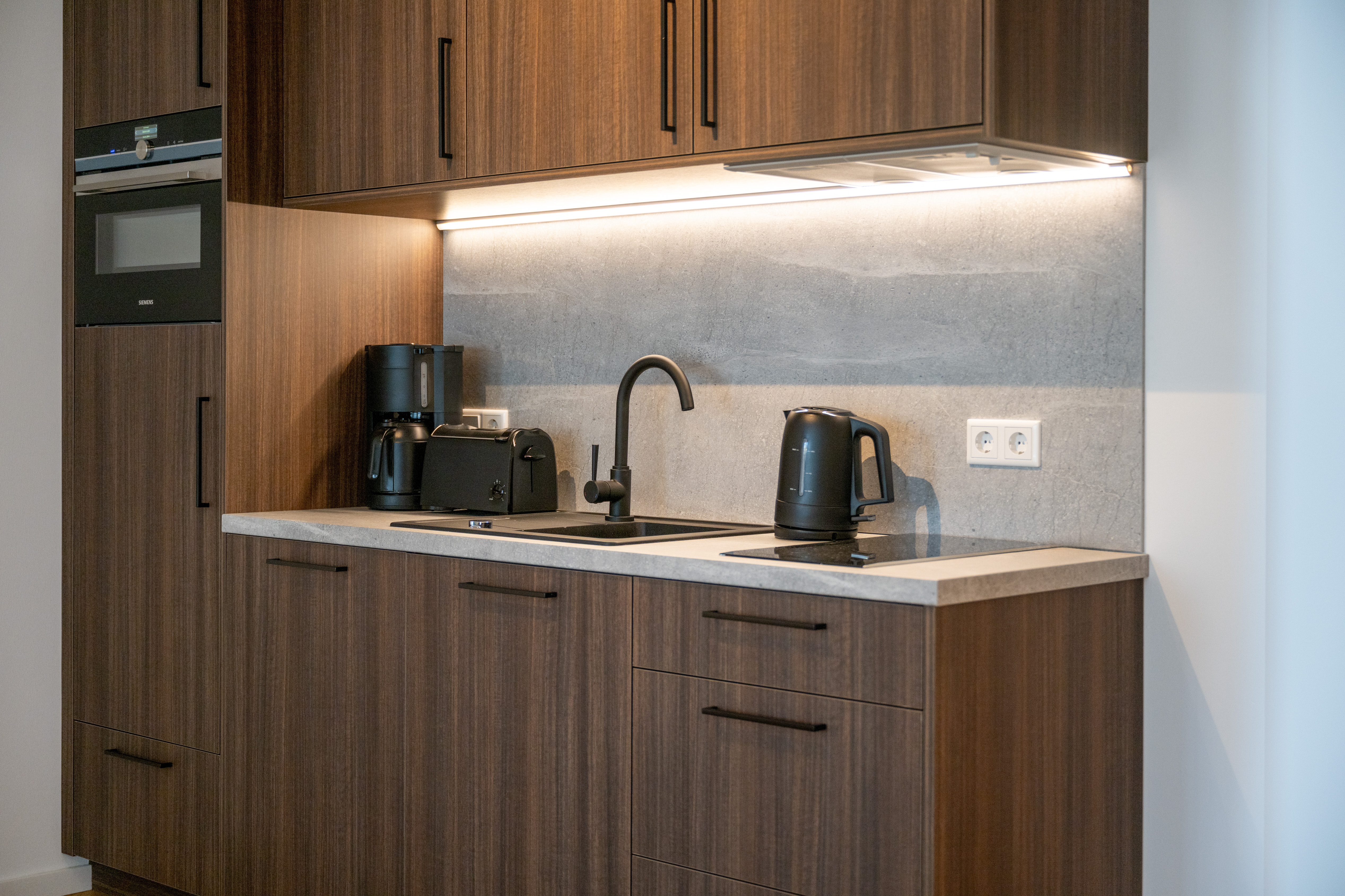 Küche in einem Suites.de Apartment